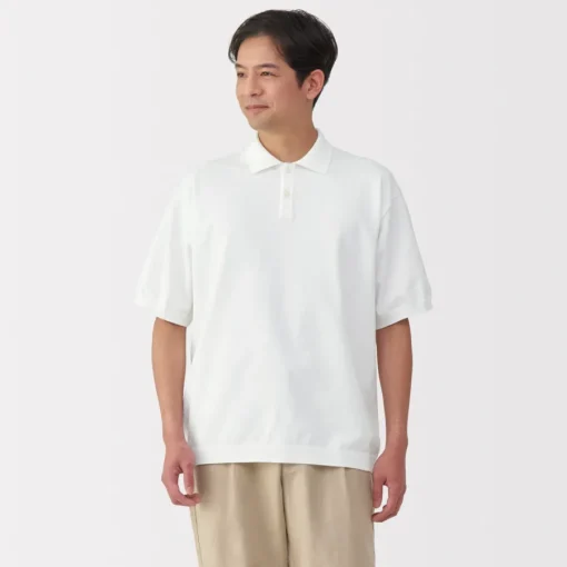 Online Men's Quick Dry Crew Neck Short Sleeve Knit Polo Shirt Shirts & Polos