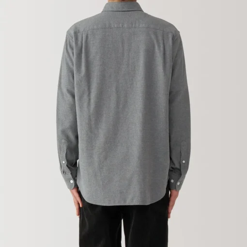 Sale Men's Reclaimed Cotton Blend Flannel Long Sleeve Shirt Shirts & Polos