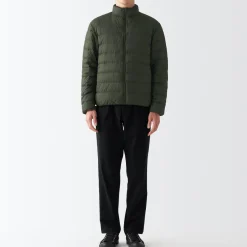 New Men's Recycled Nylon Lightweight Down Jacket Lightweight Down Jackets & Vests
