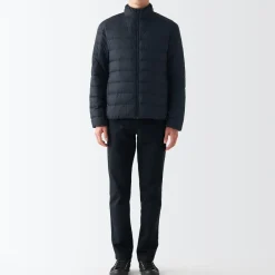 New Men's Recycled Nylon Lightweight Down Jacket Lightweight Down Jackets & Vests