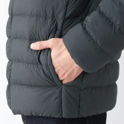 New Men's Recycled Nylon Lightweight Down Jacket Lightweight Down Jackets & Vests