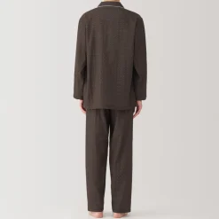 New Men's Side Seamless Double Gauze Pajamas Pajamas & Loungewear|Loungewear