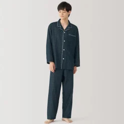 New Men's Side Seamless Double Gauze Pajamas Pajamas & Loungewear|Loungewear