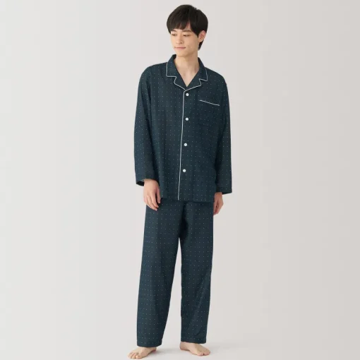 New Men's Side Seamless Double Gauze Pajamas Pajamas & Loungewear|Loungewear