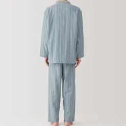 New Men's Side Seamless Double Gauze Pajamas Pajamas & Loungewear|Loungewear