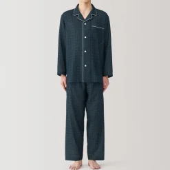 New Men's Side Seamless Double Gauze Pajamas Pajamas & Loungewear|Loungewear
