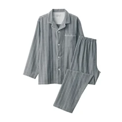 New Men's Side Seamless Double Gauze Pajamas Pajamas & Loungewear|Loungewear