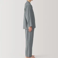 New Men's Side Seamless Double Gauze Pajamas Pajamas & Loungewear|Loungewear