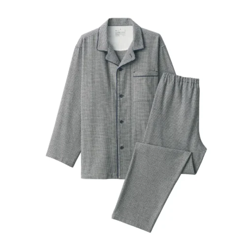 Best Men's Side Seamless Flannel Pajamas Pajamas & Loungewear|Loungewear