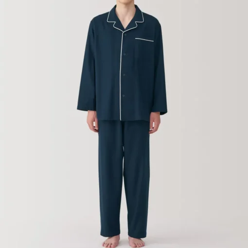 Best Men's Side Seamless Flannel Pajamas Pajamas & Loungewear|Loungewear
