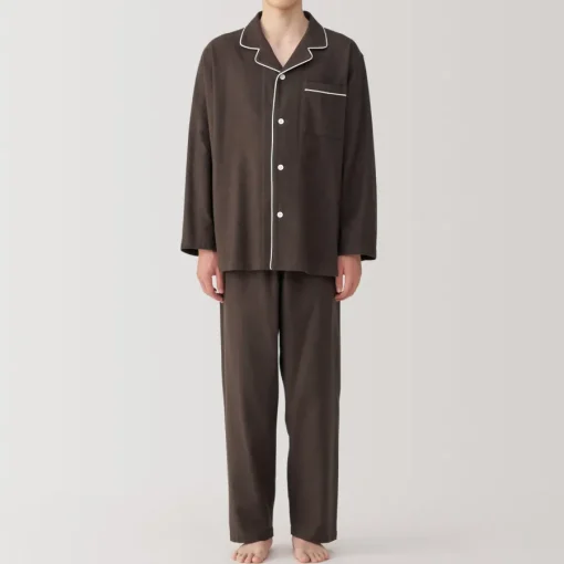 Best Men's Side Seamless Flannel Pajamas Pajamas & Loungewear|Loungewear