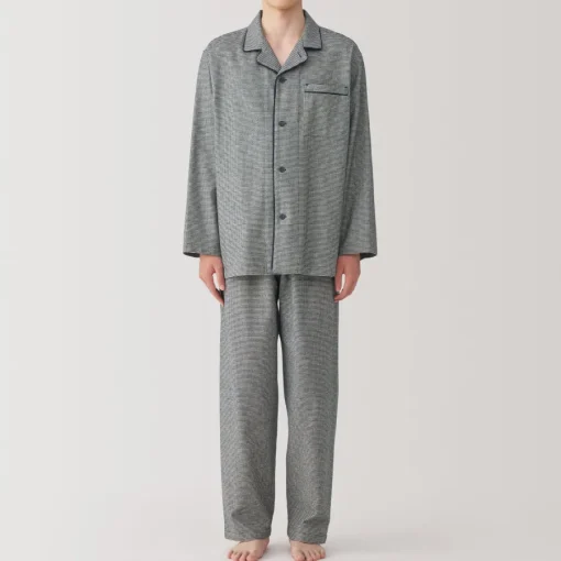Best Men's Side Seamless Flannel Pajamas Pajamas & Loungewear|Loungewear