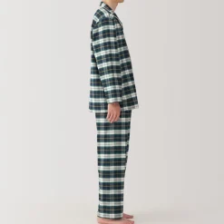 Best Men's Side Seamless Flannel Pajamas Pajamas & Loungewear|Loungewear