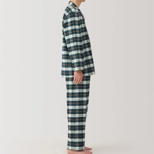 Best Men's Side Seamless Flannel Pajamas Pajamas & Loungewear|Loungewear