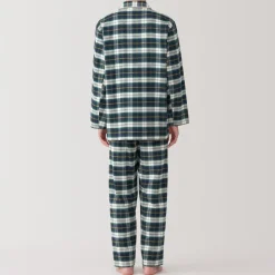 Best Men's Side Seamless Flannel Pajamas Pajamas & Loungewear|Loungewear