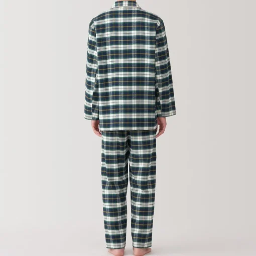 Best Men's Side Seamless Flannel Pajamas Pajamas & Loungewear|Loungewear