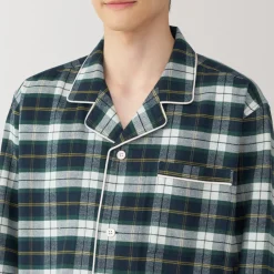 Best Men's Side Seamless Flannel Pajamas Pajamas & Loungewear|Loungewear