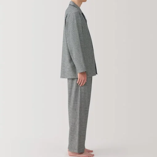Best Men's Side Seamless Flannel Pajamas Pajamas & Loungewear|Loungewear