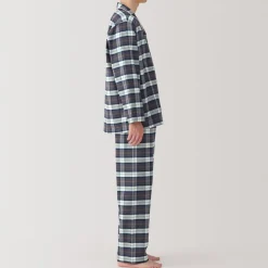 Best Men's Side Seamless Flannel Pajamas Pajamas & Loungewear|Loungewear