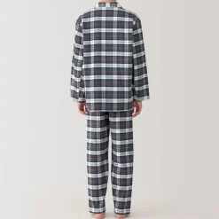 Best Men's Side Seamless Flannel Pajamas Pajamas & Loungewear|Loungewear