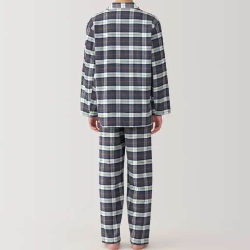 Best Men's Side Seamless Flannel Pajamas Pajamas & Loungewear|Loungewear