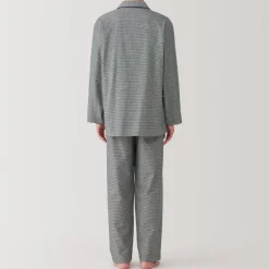 Best Men's Side Seamless Flannel Pajamas Pajamas & Loungewear|Loungewear