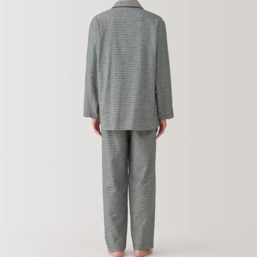Best Men's Side Seamless Flannel Pajamas Pajamas & Loungewear|Loungewear