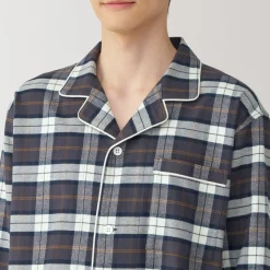 Best Men's Side Seamless Flannel Pajamas Pajamas & Loungewear|Loungewear