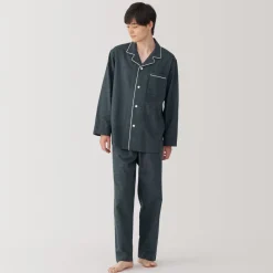 Best Men's Side Seamless Flannel Pajamas Pajamas & Loungewear|Loungewear