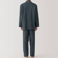 Best Men's Side Seamless Flannel Pajamas Pajamas & Loungewear|Loungewear
