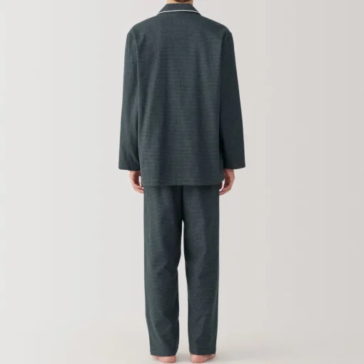 Best Men's Side Seamless Flannel Pajamas Pajamas & Loungewear|Loungewear