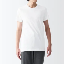 Best Men's Side Seamless Jersey Crew Neck Short Sleeve T-Shirt Underwear & Undershirts
