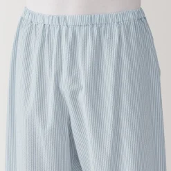 Clearance Men's Side Seamless Seersucker Short Sleeve Pajamas Pajamas & Loungewear|Loungewear