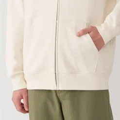 Best Men's Slub Jersey Sweat Zip Up Hoodie Hoodies & Sweatshirts