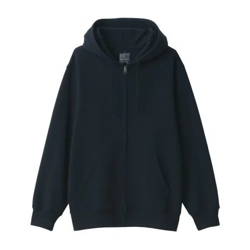 Best Men's Slub Jersey Sweat Zip Up Hoodie Hoodies & Sweatshirts