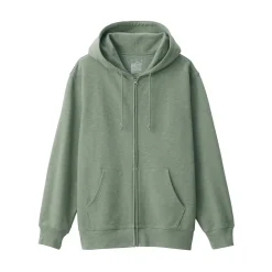 Best Men's Slub Jersey Sweat Zip Up Hoodie Hoodies & Sweatshirts