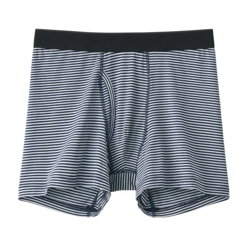 Discount Men's Smooth Front Open Striped Boxer Brief Underwear & Undershirts