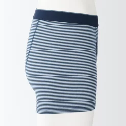 Discount Men's Smooth Front Open Striped Boxer Brief Underwear & Undershirts
