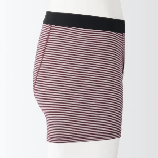 Discount Men's Smooth Front Open Striped Boxer Brief Underwear & Undershirts