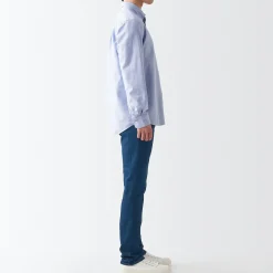 New Men's Stretch Denim Slim Pants (L 32 inch / 82cm) Denim