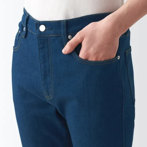 New Men's Stretch Denim Slim Pants (L 32 inch / 82cm) Denim