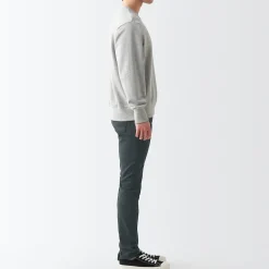 Best Men's Super Stretch Denim Skinny Pants (L 30inch / 76cm) Denim