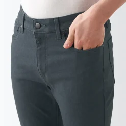 Best Men's Super Stretch Denim Skinny Pants (L 30inch / 76cm) Denim