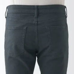 Best Men's Super Stretch Denim Skinny Pants (L 30inch / 76cm) Denim