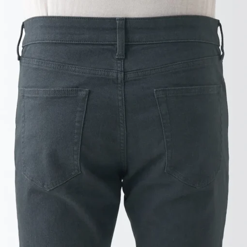 Best Men's Super Stretch Denim Skinny Pants (L 30inch / 76cm) Denim