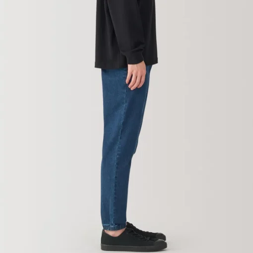 Best Men's Super Stretchy Denim Jogger Sweatpants Denim
