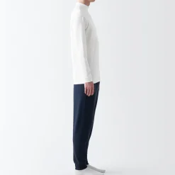 Discount Men's Warm Thick Cotton High Neck Long Sleeve T-Shirt Underwear & Undershirts
