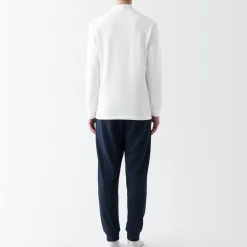 Discount Men's Warm Thick Cotton High Neck Long Sleeve T-Shirt Underwear & Undershirts