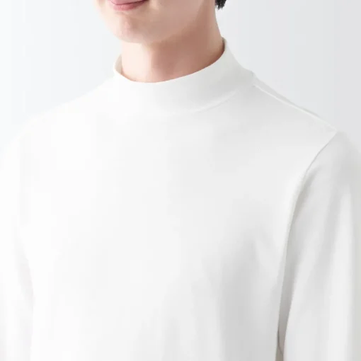 Discount Men's Warm Thick Cotton High Neck Long Sleeve T-Shirt Underwear & Undershirts