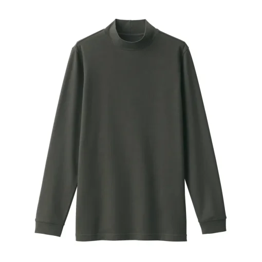 Discount Men's Warm Thick Cotton High Neck Long Sleeve T-Shirt Underwear & Undershirts